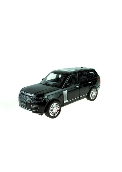 1:24 Ölçek Metal Model Super Suv Çek Bırak Işıklı Sesli Siyah