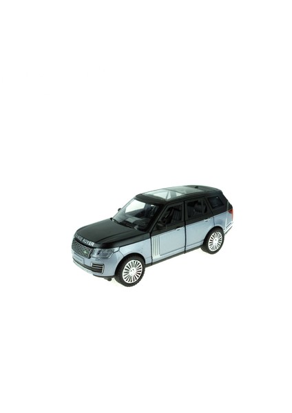 1:24 Ölçek Metal Model Super Suv Çek Bırak Işıklı Sesli Gri Siyah
