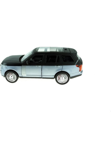 1:24 Ölçek Metal Model Super Suv Çek Bırak Işıklı Sesli Gri Siyah