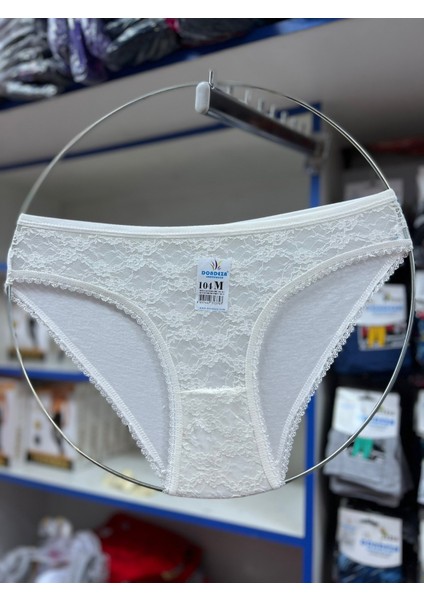 104 Byn Dantel Bikini Külot 3 Adet