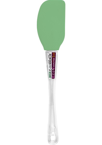 Lüx Akrilik Saplı Silikon Spatula 25 cm Yanmaz Yapışmaz