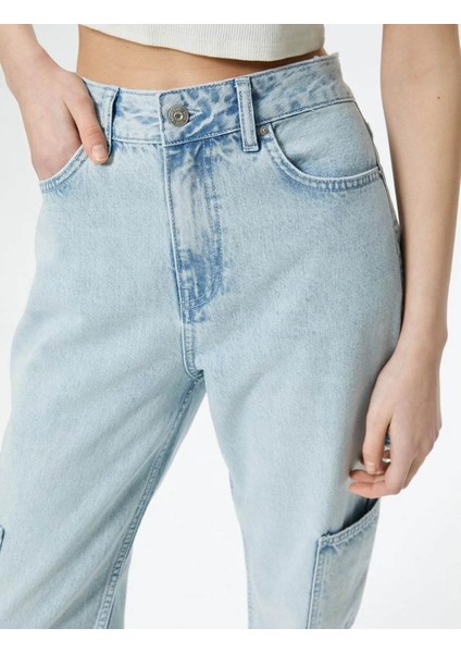 Kadın Jean Pantolon Mavi 4SAL40011MD fırsatları