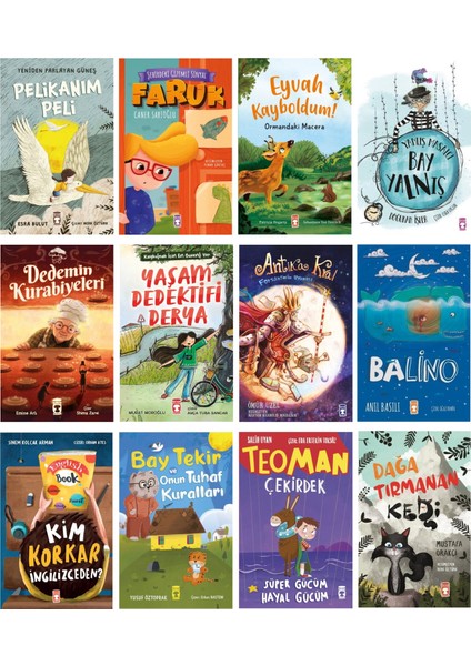 Pelikan Peli - Dedemin Kurabiyeleri - Yaşam Dedektifi Derya - Balino 12'li Set