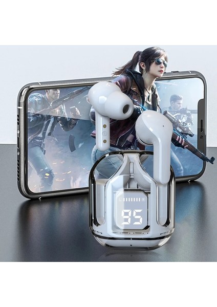 Ultrapods Air Kablosuz Bluetooth 5.3 Şarj Göstergeli Kulaklık