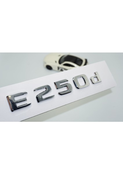 E250D Bagaj Krom Abs 3m 3D Yazı Logo Benz Ile Uyumlu