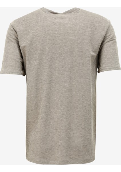 Bisiklet Yaka Kahve Erkek T-Shirt BBSS24MTS008