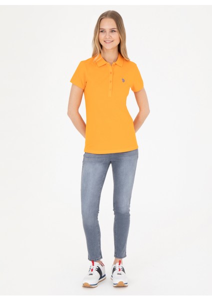 Turuncu Kadın Slim Fit T-Shirt GTP-IY24 modelleri
