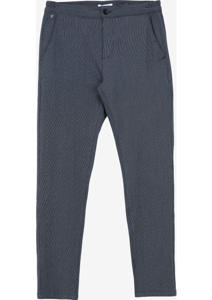 Normal Bel Normal Paça Slim Fit Lacivert Erkek Pantolon Fonhar-P