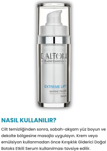 Extrem Lift Sıkılaştırıcı Botoks Etkili Serum