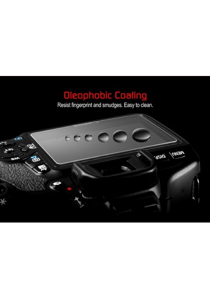 Canon 70D 77D 80D 7d Mark Iı 2 Için Slim Ince Hd LCD Ekran Koruyucu Temperli Cam