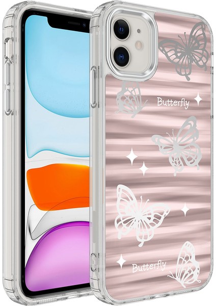 iPhone 12 - Uyumlu Airbagli Parlak Tasarımlı Gkm Mimbo Kapak-No5
