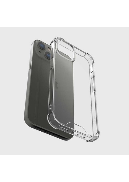 iPhone 13 - Uyumlu Gkm Kamera Korumalı Nitro Anti Shock Silikon-Renksiz