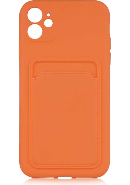 iPhone 12 - Uyumlu ​​gkm Ofix Kapak-Turuncu