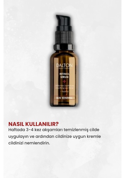 Tüm Cilt Tipleri İçin Cilt Yenileyici Onarıcı Retinol Serum