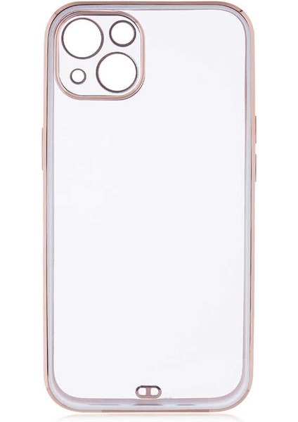 iPhone 13 - Uyumlu Gkm Voit Clear Kapak-Beyaz