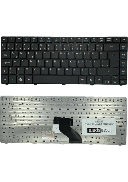 Acer ile Uyumlu Aspire Timeline 3810TG, 3810TZ, 3810TZG, 3811TZ Notebook Klavye Siyah Tr