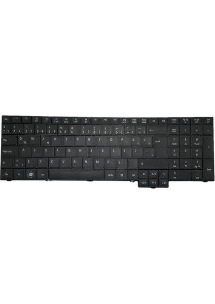 Acer ile Uyumlu Travelmate 7750, 7750G, 7750Z, 8573TG, 8573, 8573T Notebook Klavye Siyah Tr