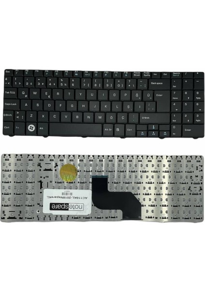 Compal ile Uyumlu Blb3, Blb5, Nblb3, Nblb5, PBL20, PBL21 Notebook Klavye Siyah Tr