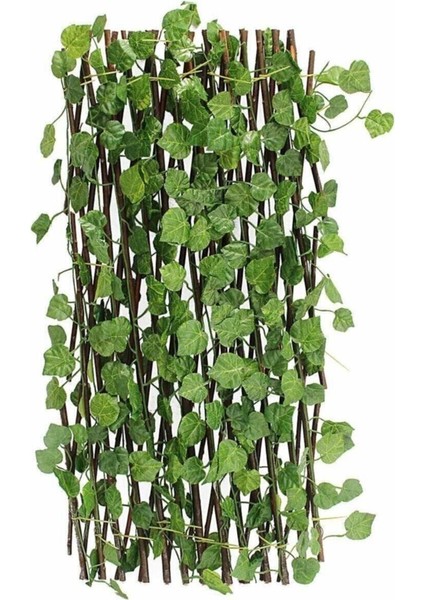 Yapay Çiçek Akordiyon Çit Yapay Sarmaşık Lı Duvar Dekoru 210X90 cm modelleri