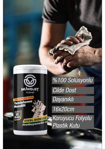 Clean Ağır Kir Giderici Mendil