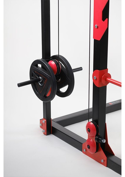 TF-5500 Squat Rack | Tek Taraflı Lat Pulldown Eklentili