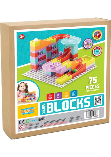 Slide Blocks 75 Parça LegoDuplo Uyumlu