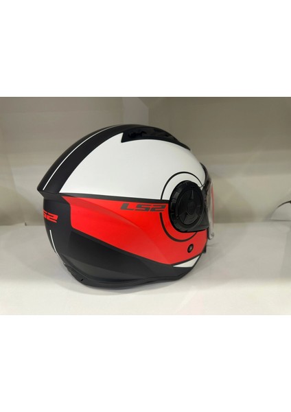 Kask Ls2 Aırflow 2 Cover Mat Siyah-Kırmızı-Beyaz fiyatları