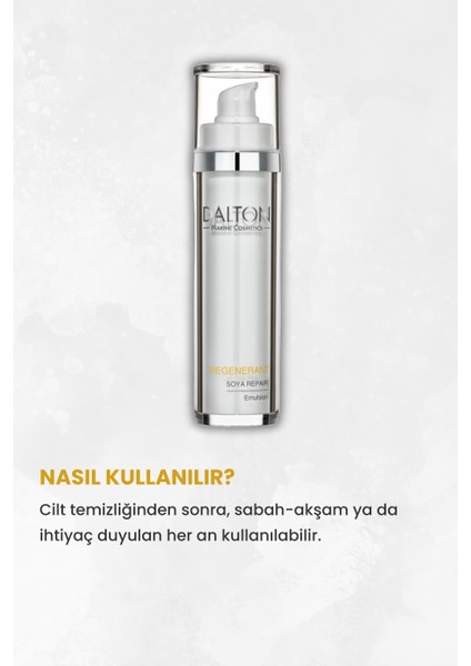 Regenerant Soyalı Anti Aging Nemlendirici Emülsiyon
