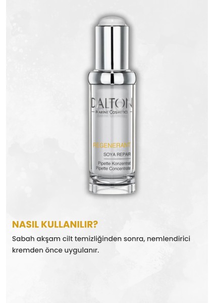 Regenerant Soyalı Anti Aging Konsantre Pipet