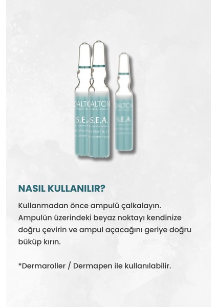 Sea Deniz Kök Hücre Sistemi Anti Aging Ampul