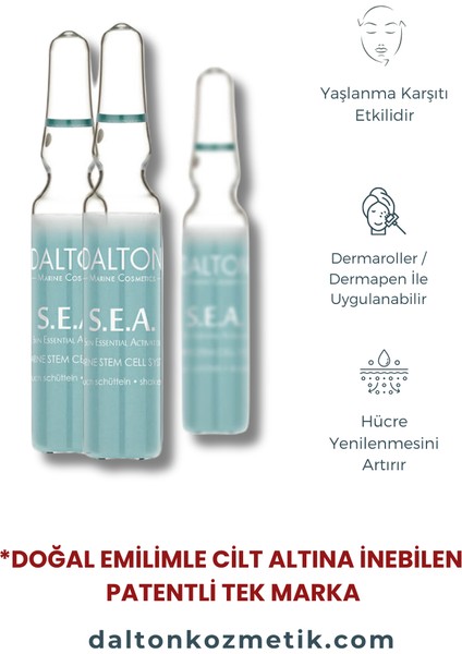 Sea Deniz Kök Hücre Sistemi Anti Aging Ampul