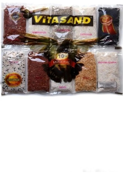 10'lu Mineral Taşı Hasta Kırgın Kuş Güvercin Tavuk Ufak Parçacıklı Kil Minaral Taşı