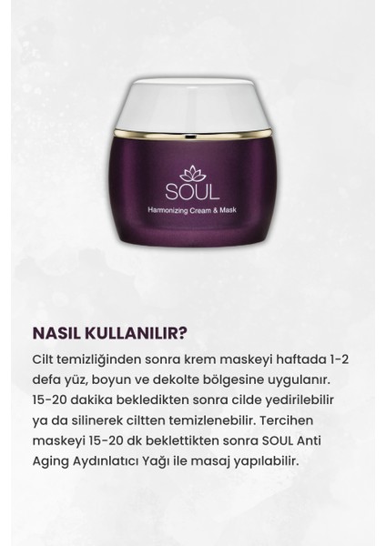 Soul Manolya Özlü Krem-Maske