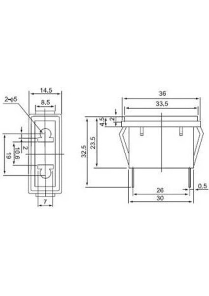 Sensör Modül 5 Adet Ac 250 V 10A 2 Pin Dişi Konnektör Güç Soketi