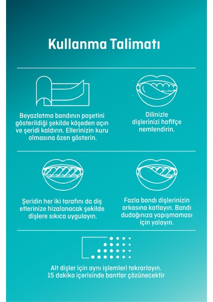 Origin Professional Diş Beyazlatma Bantları ( 24 Paket-24 Bant)