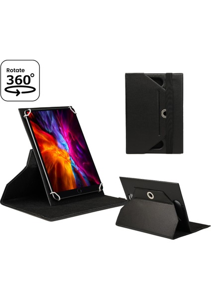 Redline Spıder Space A10 Tablet Uyumlu 10.1 Inç Kapaklı Standlı Universal Tablet Kılıfı