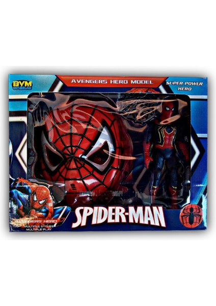 Oyuncak Spiderman Set Maskeli YK5990-25A