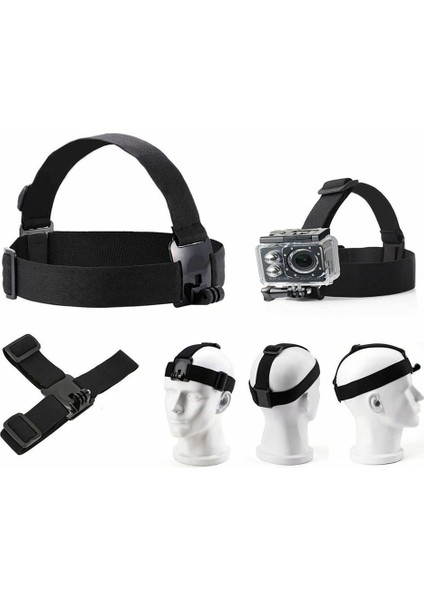 Tüm Aksiyon Kameralara Uyumlu Kafa Bandı Head Strap fırsatları