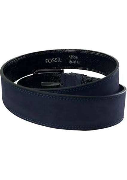 Lacivert Rengi Hakiki Deri 4 cm Erkek Kemeri modelleri