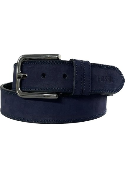 Lacivert Rengi Hakiki Deri 4 cm Erkek Kemeri fırsatları