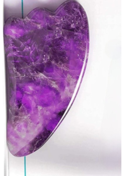 Doğal Taş Roller Ametist Gua Sha Kaz Ayaklı Masaj Aleti modelleri