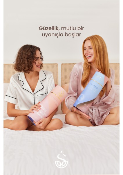 - 2'li Güzellik Yastığı Ortopedik Yaşlılık Karşıtı Patentli Visco Hyaluronic Acid içerikli Kılıflı