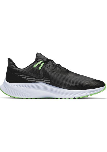 Quest 3 Shield Walk Run Shoes Water Rpll. Reflektörlü Yürüyüş Koşu Ayakkabısı Siyah Yeşil fiyatları