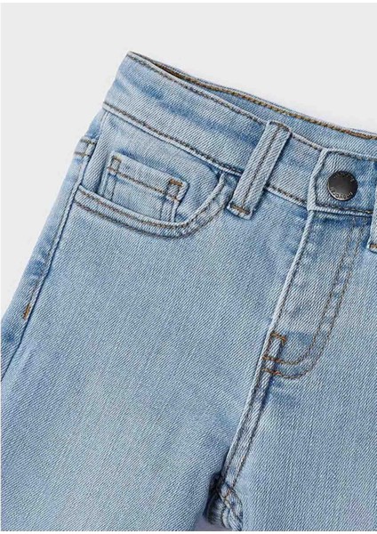 Yazlık Erkek Slimfit Basic Denim Pantolon Mavi modelleri