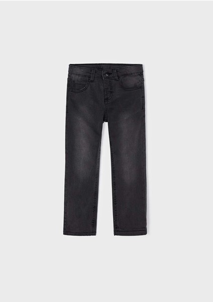 Yazlık Erkek Basic Regular Fit Denim Pantolon - Gri modelleri