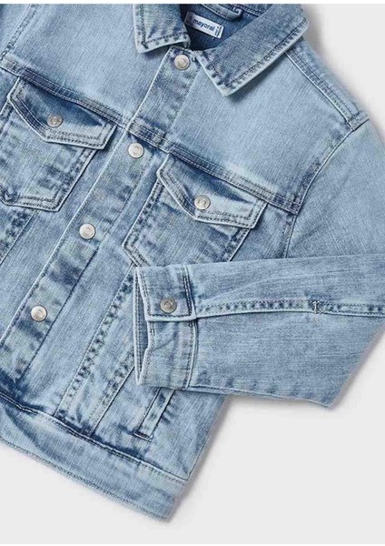 Yazlık Erkek Denim Ceket Açık Mavi