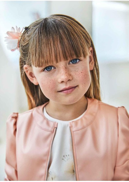 Yazlık Kız Şık Ceket Pembe