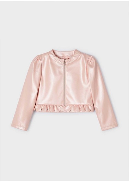 Yazlık Kız Şık Ceket Pembe