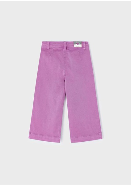 Yazlık Kız Gabardin Pantolon - Pembe