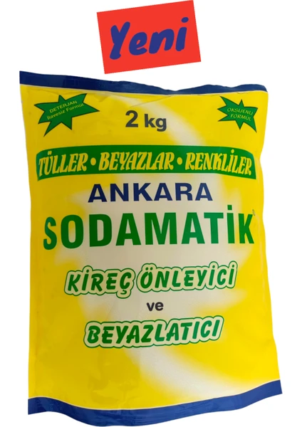 Ankara Sodamatik Kireç Önleyici ve Beyazlatıcı 2 kg